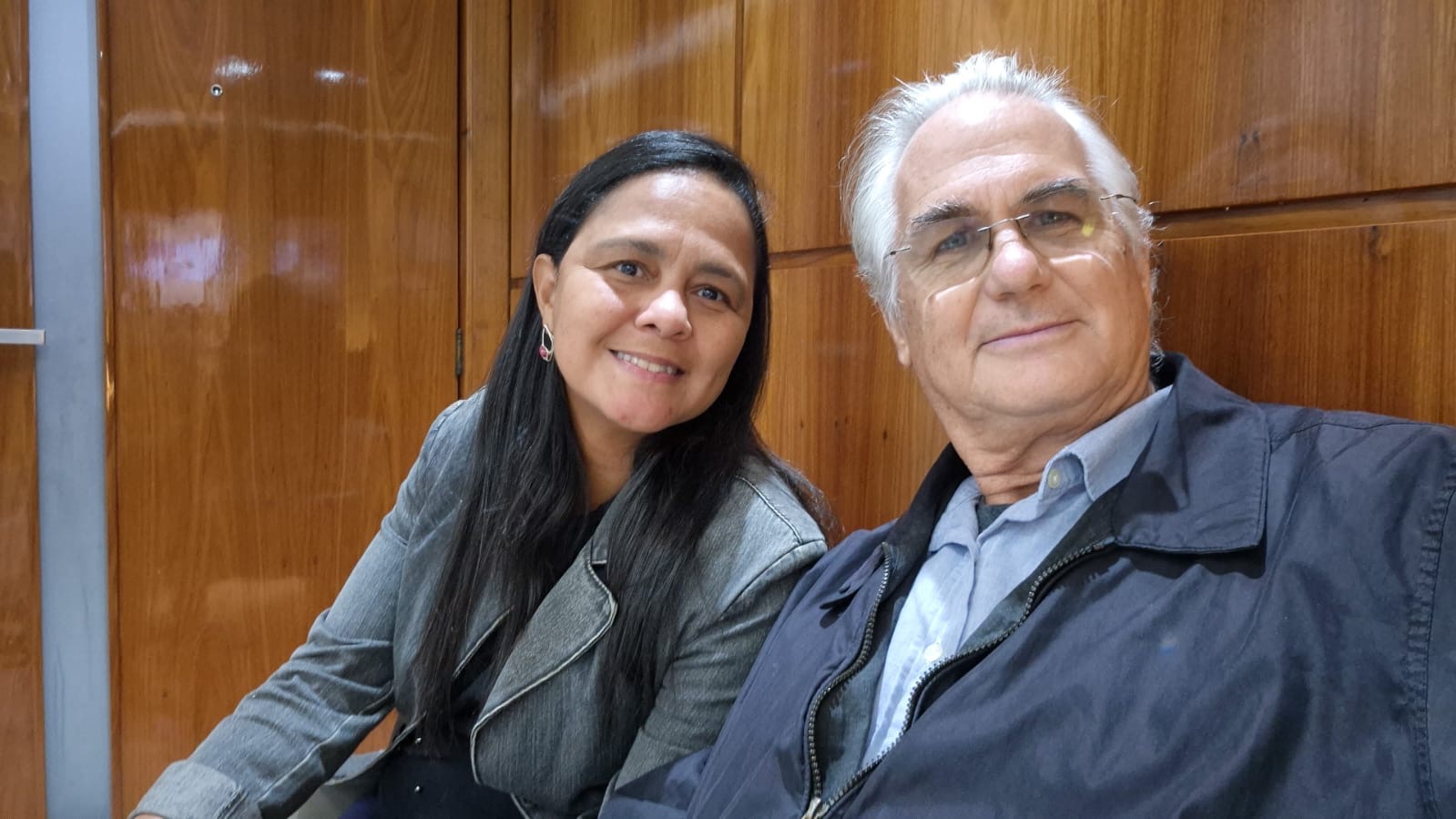 Pastor Craig with his wife at the hospital